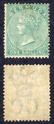 bermuda-sg8-1-green-wmk-cc-perf-14-mark-on-head-and-crease-m-m-cat-350-pounds