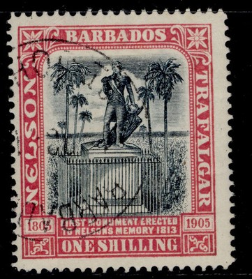 barbados-edvii-sg151-1s-black-rose-fine-used-cat-55-cds