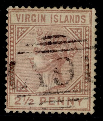 british-virgin-islands-qv-sg25-2d-red-brown-fine-used-cat-150