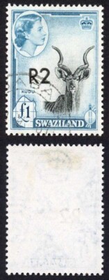 swaziland-sg77a-2r-on-one-pound-type-ii-surcharge-cds-used-cat-30-pounds