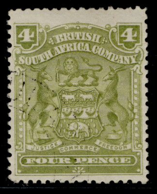 rhodesia-qv-sg82-4d-olive-fine-used