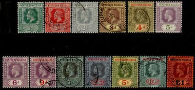 northern-nigeria-gv-sg40-52-1912-complete-set-fine-used-cat-375