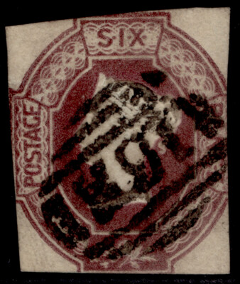 gb-qv-sg58-scarce-6d-mauve-wmk-rev-cut-square-used-cat-1000