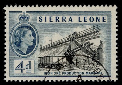 sierra-leone-qeii-sg215-4d-black-slate-blue-fine-used
