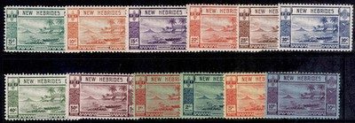 new-hebrides-gvi-sg52-63-1938-gold-currency-set-lh-mint-cat-325