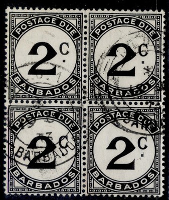barbados-qeii-sg-d5a-2c-black-fine-used-cat-34-block-x4