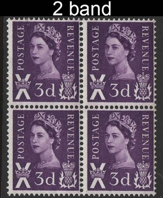 gb-1960-scotland-3d-2-band-unmounted-mint-block-of-4