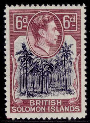 british-solomon-islands-gvi-sg67-6d-deep-violet-reddish-purple-nh-mint