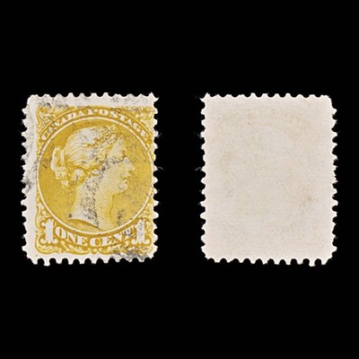 9418-canada-sg91-1c-orange-yellow-1873-sc-35d-mi26cc-used-c17