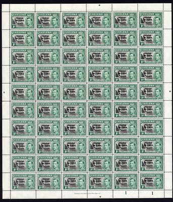 tristan-da-cunha-sg2-kgvi-1d-black-and-green-u-m-sheet