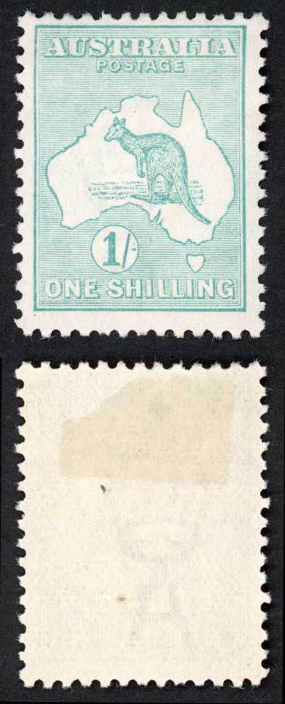australia-sg40-1-blue-green-wmk-6-narrown-crown-m-m-cat-70-pounds