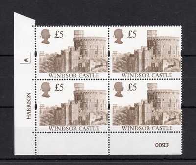 5-castles-unmounted-mint-plate-4e-block-cat-75