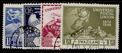 swaziland-gvi-sg48-51-anniversary-of-upu-set-fine-used