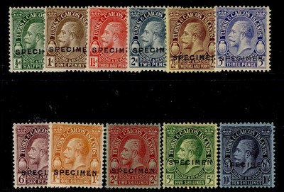 turks-caicos-gv-sg176s-186s-1928-postage-revenue-specimen-set-lh-mint