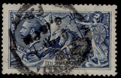 gb-gv-sg411-scarce-10s-deep-blue-de-la-rue-used-cat-1000