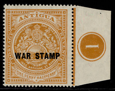 antigua-gv-sg54-1d-orange-war-stamp-nh-mint-control-plate-1