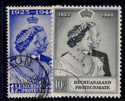bechuanaland-protectorate-gvi-sg136-137-1948-rsw-set-fine-used-cat-50