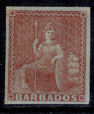 barbados-qv-sg5-4d-brownish-red-m-mint-cat-160