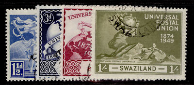 swaziland-gvi-sg48-51-anniversary-of-upu-set-fine-used
