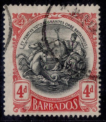 barbados-gv-sg199-4d-black-red-fine-used