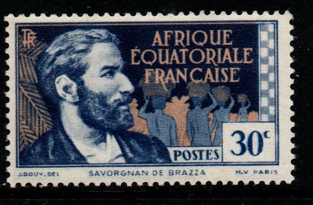 french-equatorial-africa-sg45-1940-30c-blue-flesh-mnh