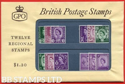 1960-regional-pack-of-12-values-usa-edition-a-very-fine-example-of-thi-b87668