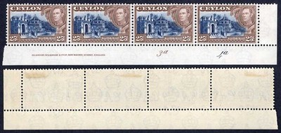 ceylon-sg392a-25c-wmk-upright-m-m-plate-strip-cat-18-pounds