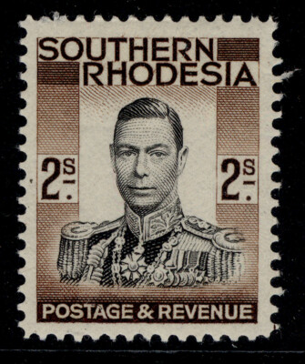 southern-rhodesia-gvi-sg50-2s-black-brown-m-mint-cat-30