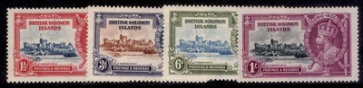 british-solomon-islands-gv-sg53-56-1935-silver-jubilee-set-m-mint-cat-28