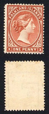 falkland-is-sg23-1d-pale-red-wmk-large-m-m-m