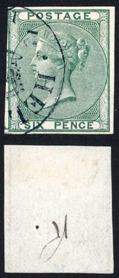 1856-6d-colour-trial-imperf-in-green-on-thin-card-helmsley-crown-cancel-superb