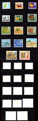 southern-rhodesia-sg92-105-set-of-14-used-1-2d-mint-cat-45-pounds