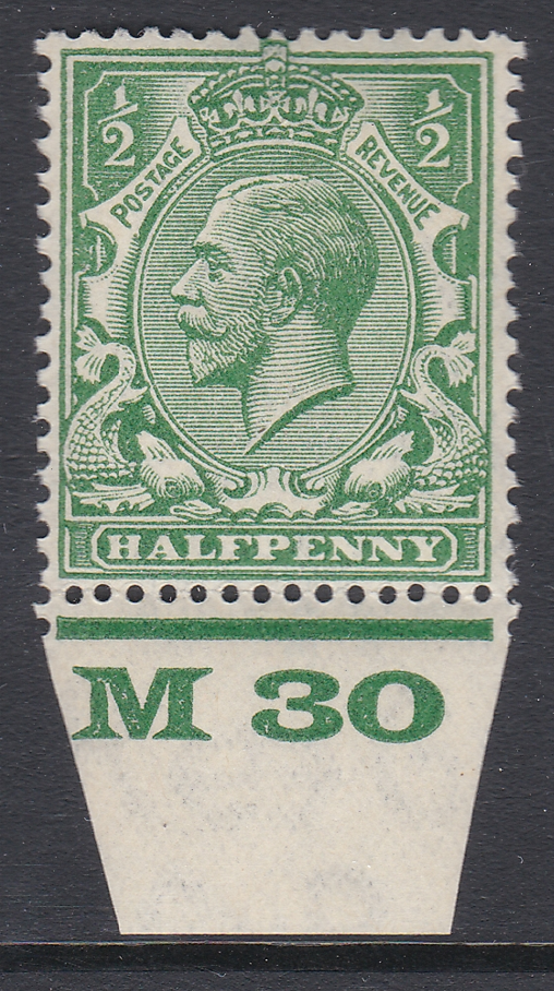 1924-d-green-block-cypher-control-m30-imperf-mounted-mint