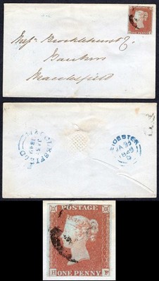 1841-penny-red-hf-four-margin-just-on-a-clean-cover