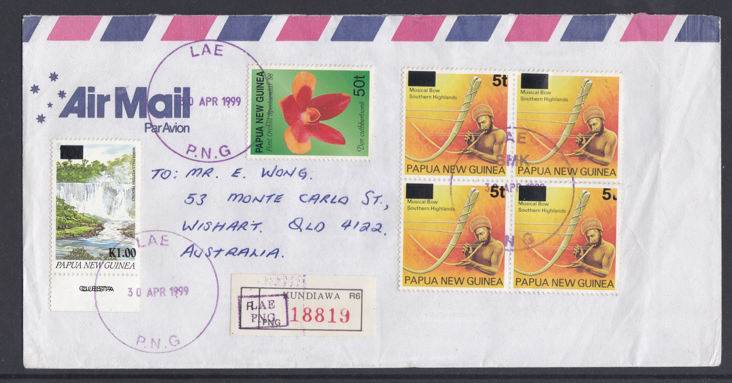 sg731-731a-1994-bar-5t2-overprint-block-of-4-postal-history-australia-w-cert