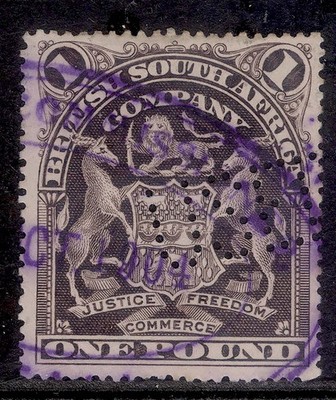 rhodesia-edvii-sg90-1-greyish-red-purple-used-fiscal-cancel-perfin