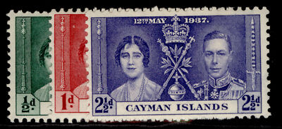 cayman-islands-gvi-sg112-114-coronation-set-vlh-mint