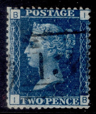 gb-qv-sg47-2d-dp-blue-plate-13-fine-used-cat-15-ib