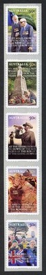 australia-sg2983a-2008-lest-we-forget-self-adhesive-strip-of-5-u-m