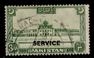 pakistan-gvi-sg-o30-3a-green-fine-used