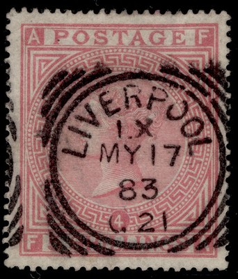 gb-qv-sg134-scarce-5s-rose-plate-4-white-paper-fine-used-cat-2000-cds-fa