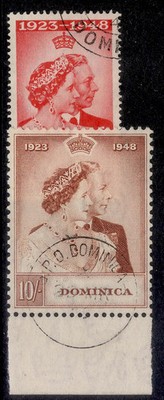 dominica-gvi-sg112-113-1949-royal-silver-wedding-set-very-fine-used-cat-48-cds