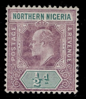 northern-nigeria-edvii-sg20b-d-dull-purple-green-lh-mint-chalky