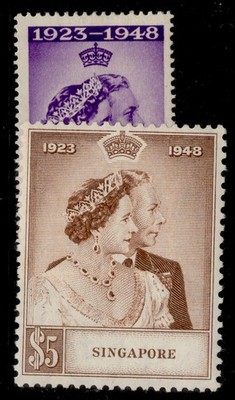 singapore-gvi-sg31-32-1948-royal-silver-wedding-set-m-mint-cat-101