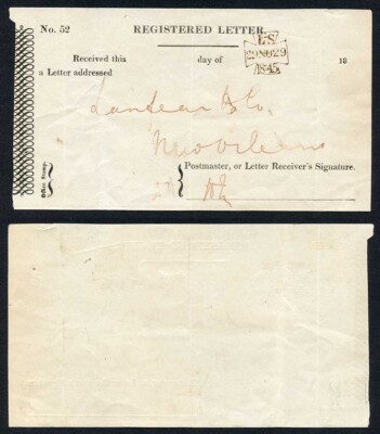 registered-receipt-type-2-for-item-to-new-orleans-on-29-nov-1845