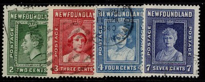 canada-newfoundland-gvi-sg268-271-1938-complete-set-fine-used-cat-14