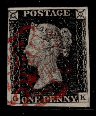 gb-qv-sg2-1d-black-plate-6-fine-used-cat-425-red-mx-bleute-paper-gk
