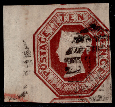 gb-qv-sg57-scarce-10d-brown-cut-square-used-cat-1500