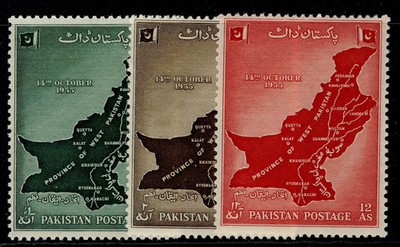 pakistan-qeii-sg79-81-1955-unity-set-nh-mint