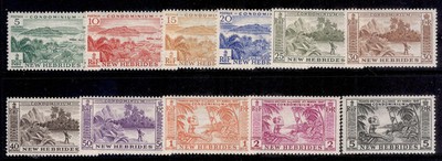 new-hebrides-qeii-sg84-94-1957-complete-set-nh-mint-cat-18